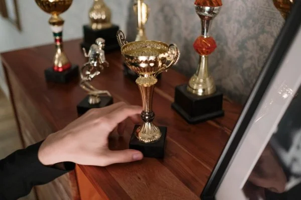 table tennis trophy champion